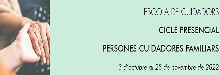 Imatge Cicle de tallers per a persones familiars cuidadores
