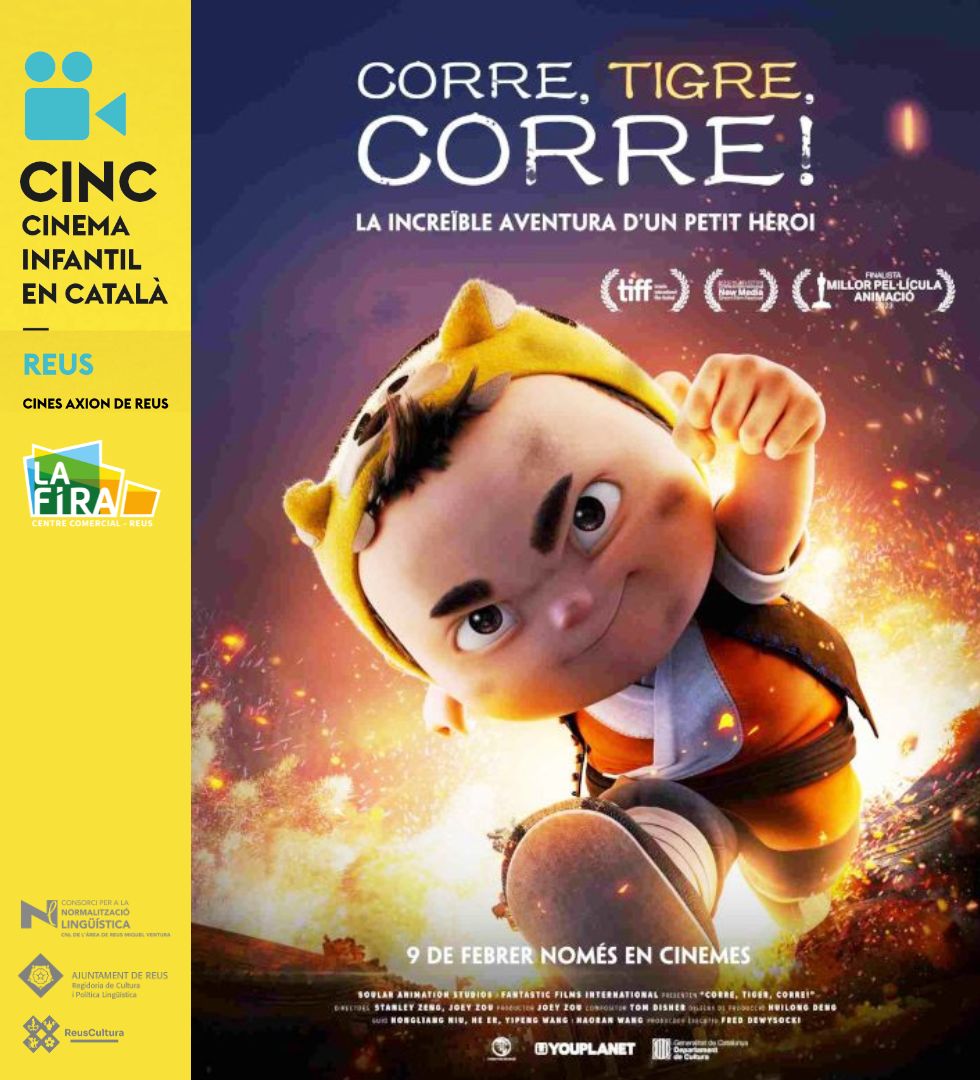 Imatge "Corre, Tigre, corre!", dins del Cicle de Cinema Infantil en Català (CINC) de Reus